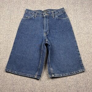 Great Northwest Denim Shorts Womens 26 Blue 100% Cotton Wide Leg Jorts USA